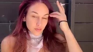Artemisia Love smoking sesh compilation XXL titties fetish and long hair cougar