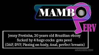 Jenny Pretinha, 20 Years Old Brazilian Ebony With Perfect Breasts