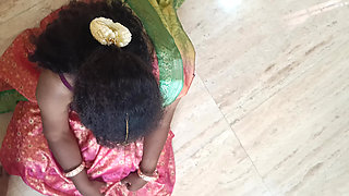 Saree wear house wife