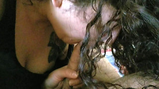 Neighbor's Latina Wife Sucks My Dick and Swallows