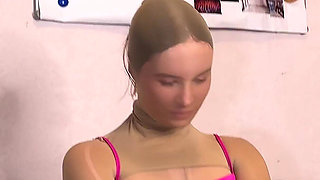 Nylon Encasement and Masturbation