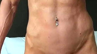 Fitwifejewels - Striptease to Reveal Muscular Body & Pretty Pussy!