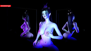 Curved in Code: The 3D Siren - 3D Hentai Animation