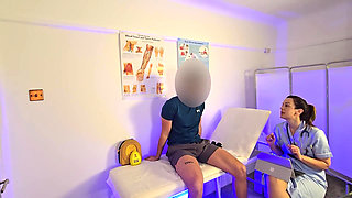 Real UK Nurse Blows Me in Clinic!