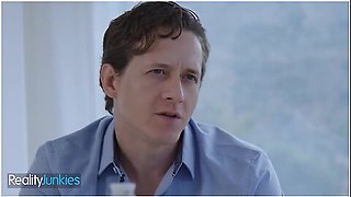 Lucas Frost And Melissa Stratton In Busty Brunette Milf Fucks Her Husbands Best Friend While He Watches The Action