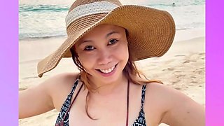 Chinese wifey with massive melons banging mingle