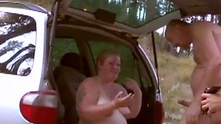 Thick German Amateurs Threesome Outdoor Adventure