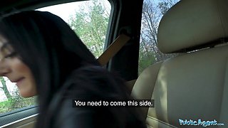 Shes a sexy hitchhiker with great tits and ass with appetite for cock