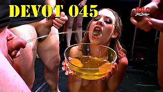 Viktoria Goo Endures Extreme Piss and Cumshot Gangbang with Brutal Double Penetration Anal and Facef