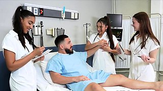 Naughty doctors feasting on patients big dick