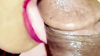 Throbbing Cumshot in Mouth for My Wife's Friend New HD Video
