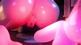 Delicate Perv Babe Pushed to Her Limits by Twin Magic Dildos - 3D Sex Animation(2025)