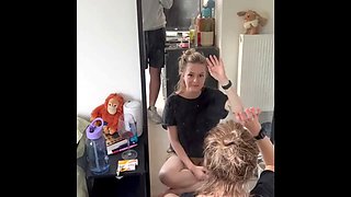 Cuckold girlfriend meets bull for the first time, UK Cuckold