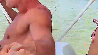 Busty Blonde Merida Sat Gets Kinky After Boat Ride Rimming, Squirting & Tight Cunt Creampied - Immoral Live 4K