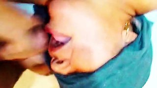 Mature cougar brings rich milk, gargles beefstick.