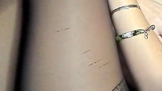 Nylon Pussy Teasing Show!