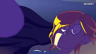 Devil girl and normal boy sex.