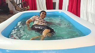 Mallu Couple Swimming Pool Fuck with Blow Job