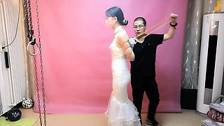 Chinese bondage - Bride roped