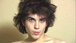 Hairy Twink Grabs His Cock And Wanks It