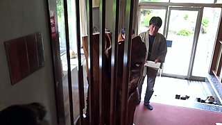 Amateur real small titted party teen slammed in gym class