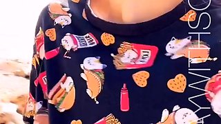 Great Big Boobs On Masturbating Redhead