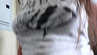 Amateur brunette ariana marie solo toying