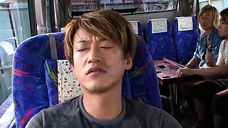 Uncensored Full JAV Creampie Gangbang at Bus Trip