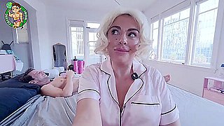 Pov Blonde Big Boobs With Celtic Iron, Marilyn Monroe And Vivianne De Silva