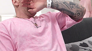 Nicole Murkovski Fully Strips to Seduce Gamer Martin Spell & Begs for Hot Anal