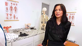 Doctor Gropes Asian Patient on Exam Table