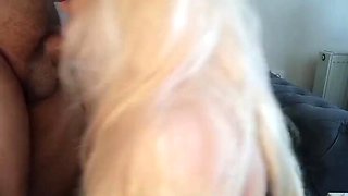 Blonde Sister In Law Gives Amazing Blowjob and Cowgirl Ride - Turkish Homemade MILF