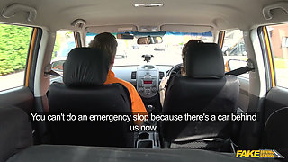 Fake Driving College - Messy Creampie and Deep Throat Blowjob Action
