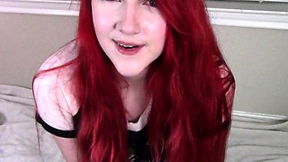 Horny amateur web cam teen girl takes a toy deep inside