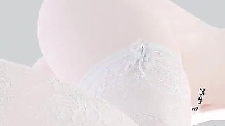 [mmd] Brilliant Marionette Black and White Erotic Fun Nun Meat Urinal Lewd Pattern Thong White Tiger Pussy