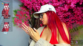 Latina with Red Hair and Perfect Hair Just Wants to Be Fucked and Leave Her Cum on Her Body