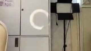 Amateur striptease and Solo masturbation