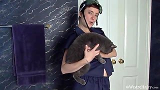 Ruby Rose pets her hairy pussy - WeAreHairy