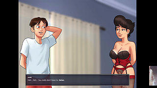 SUMMER TIME SAGA!! HOT MILF MOTHER-IN-LAW  SEX SECNE!