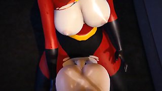 Futa Incredibles Violet Gets Filled With Cum By Helen Parr 3D Porn