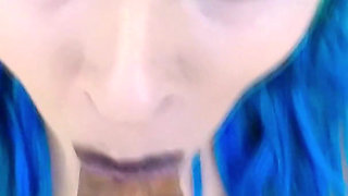 Emo Teen Swallows My Cock