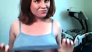 Busty Pregnant Babe on Webcam