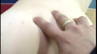 Horny babe likes it when a hard pole penetrates her wet pussy