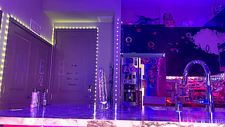 Ms Red X Rides Multiple Monster Dildos