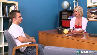 REMASTERED MONDAY: Guidance counselor Jenny Mason gets ass-fucked by a student