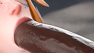 Freja Overwatch - Bank Plan Gone Wrong BBC Deepthroat Creampie 3D