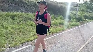 Public Pervert Shows Me His Dick - I Couldn't Resist Trying It in Abandoned Building