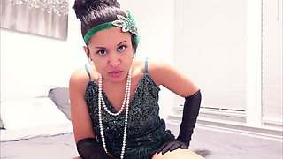 Calisa Bliss' Roaring '20s Jerk off Instruction 4K POV Seduction Awaits!