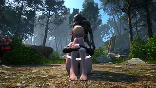 Gol 3D Elf Nun Fucked Hard Doggy Style by Horny Goblin