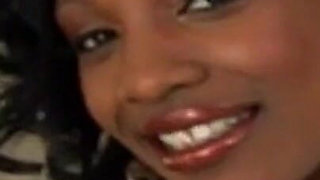 Slutty Black Pussy Hard Fucked by Two Big Black Cocks in a Black on Black Threesome